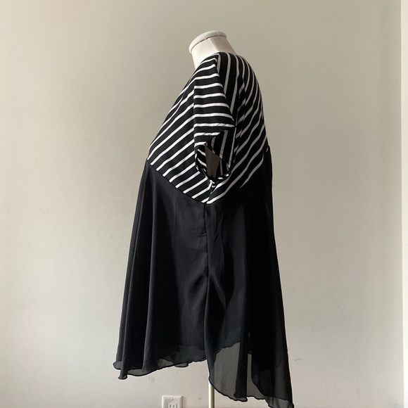 Sheer striped blouse - Picture 3 of 3